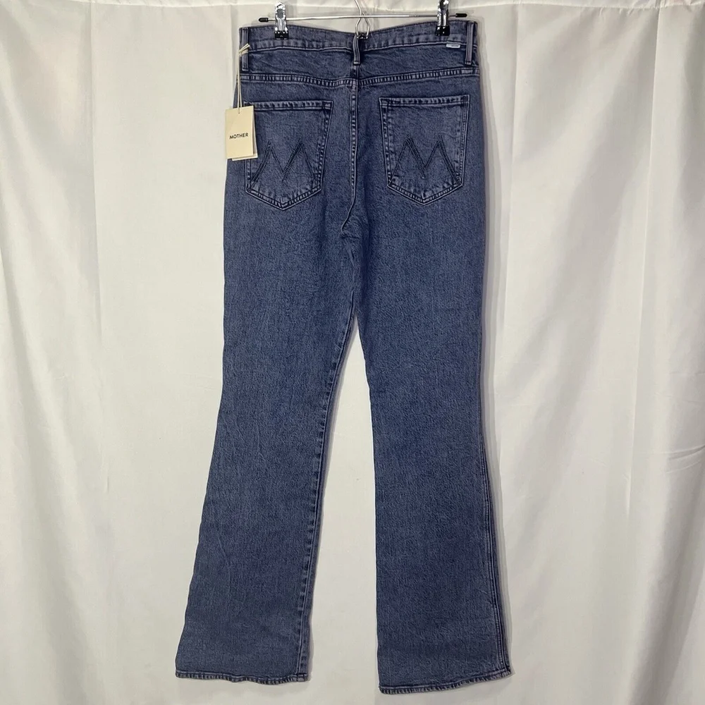 MOTHER The Desperado Heel Jeans In Paisley Purple Size 31 NWT - Picture 6 of 16